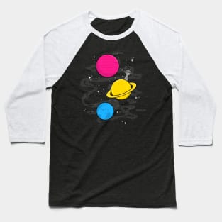 Pansexual Planets Baseball T-Shirt